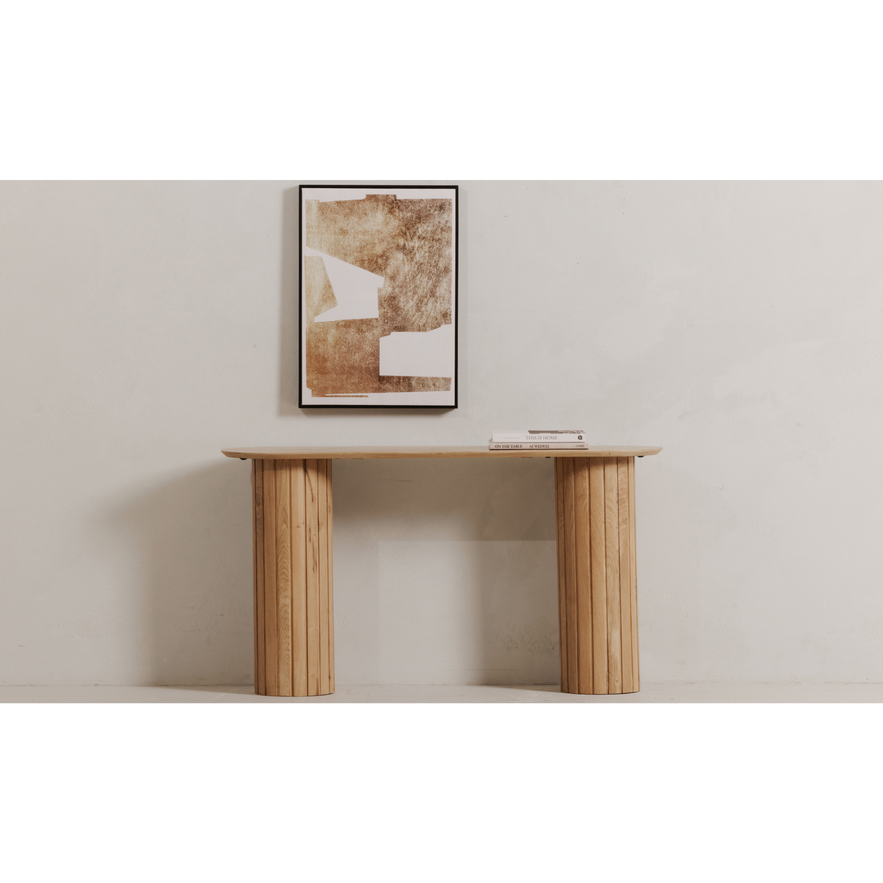 Eloisa Console Table - Natural Oak