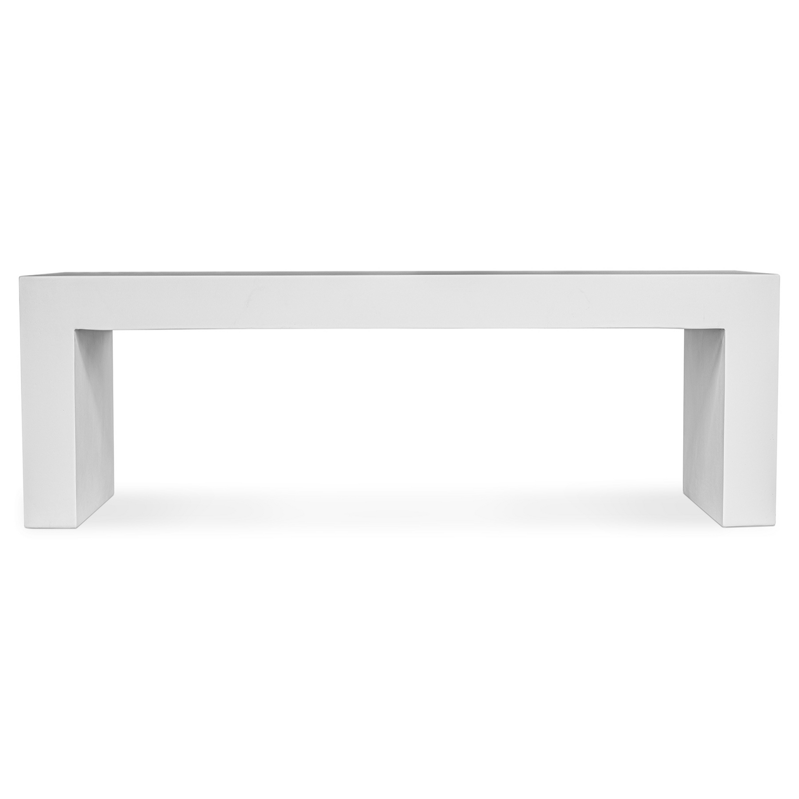 Leander Outdoor Bench - White