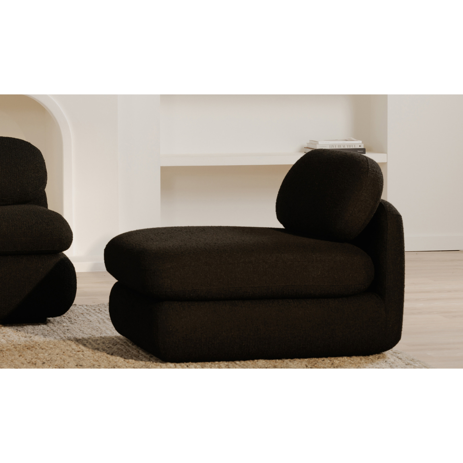 Lennox Lounge Chair - Black