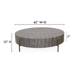 Morrow Coffee Table Black and White