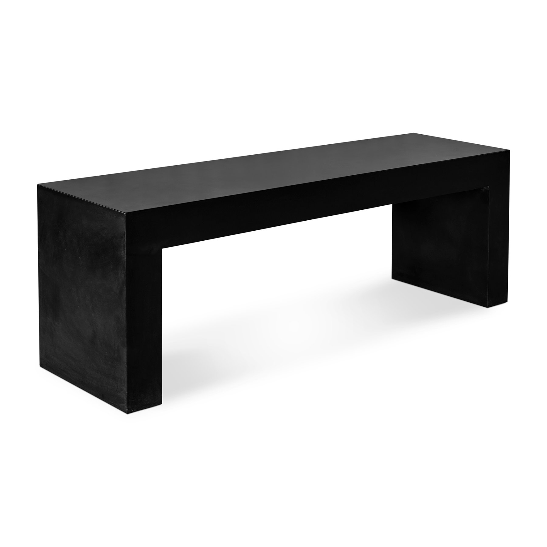 Leander Outdoor Bench - Black