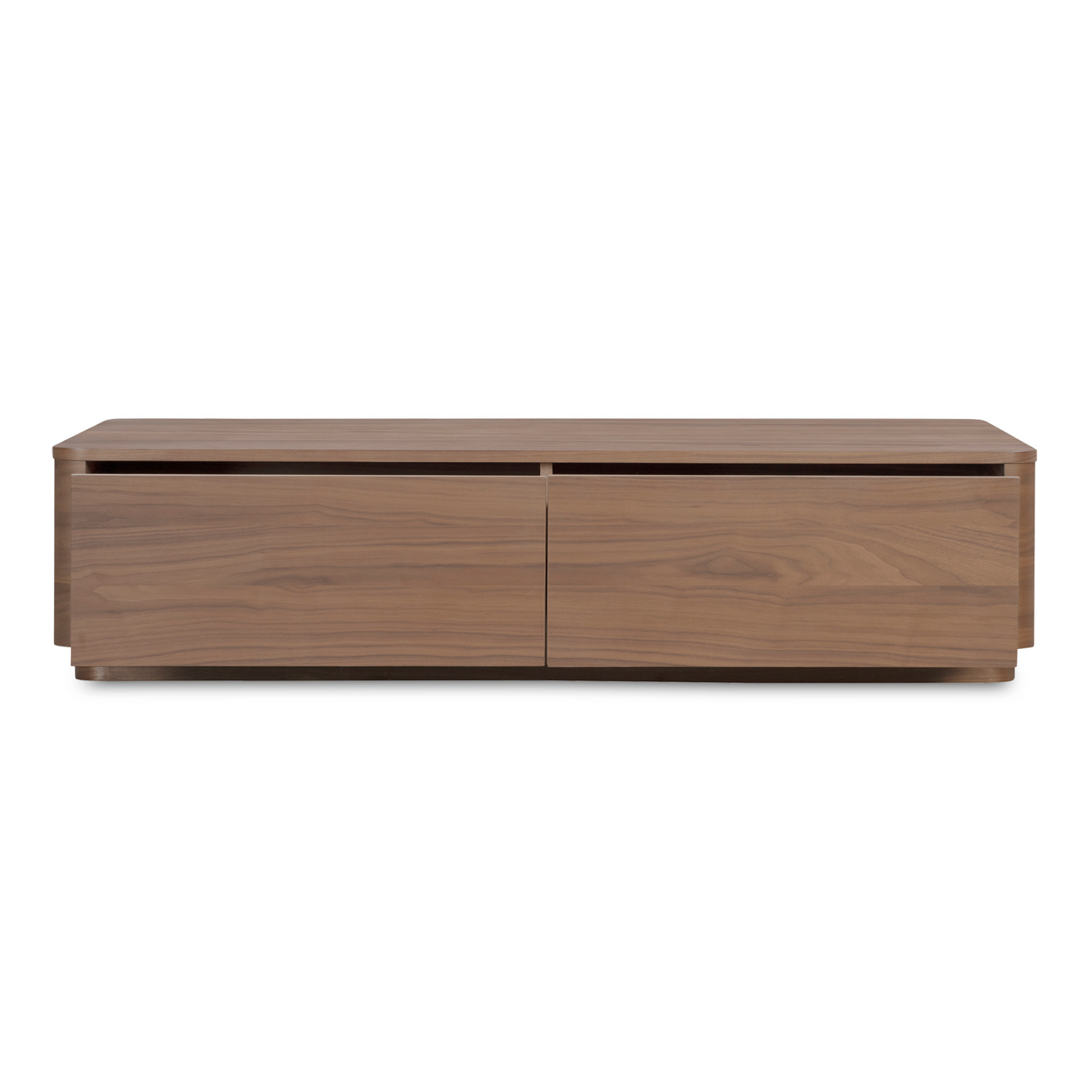 Crescent Coffee Table - Walnut Brown