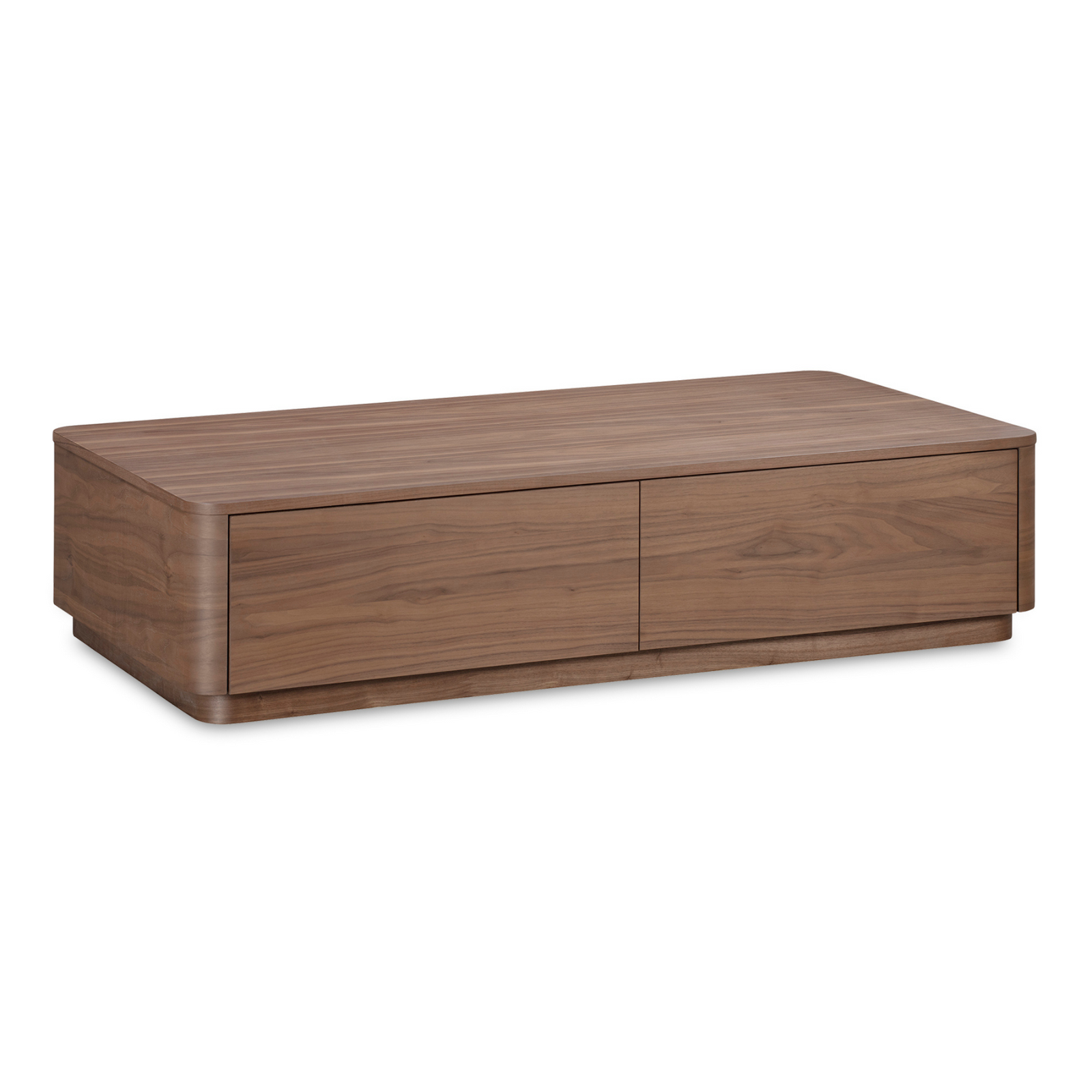 Crescent Coffee Table - Walnut Brown