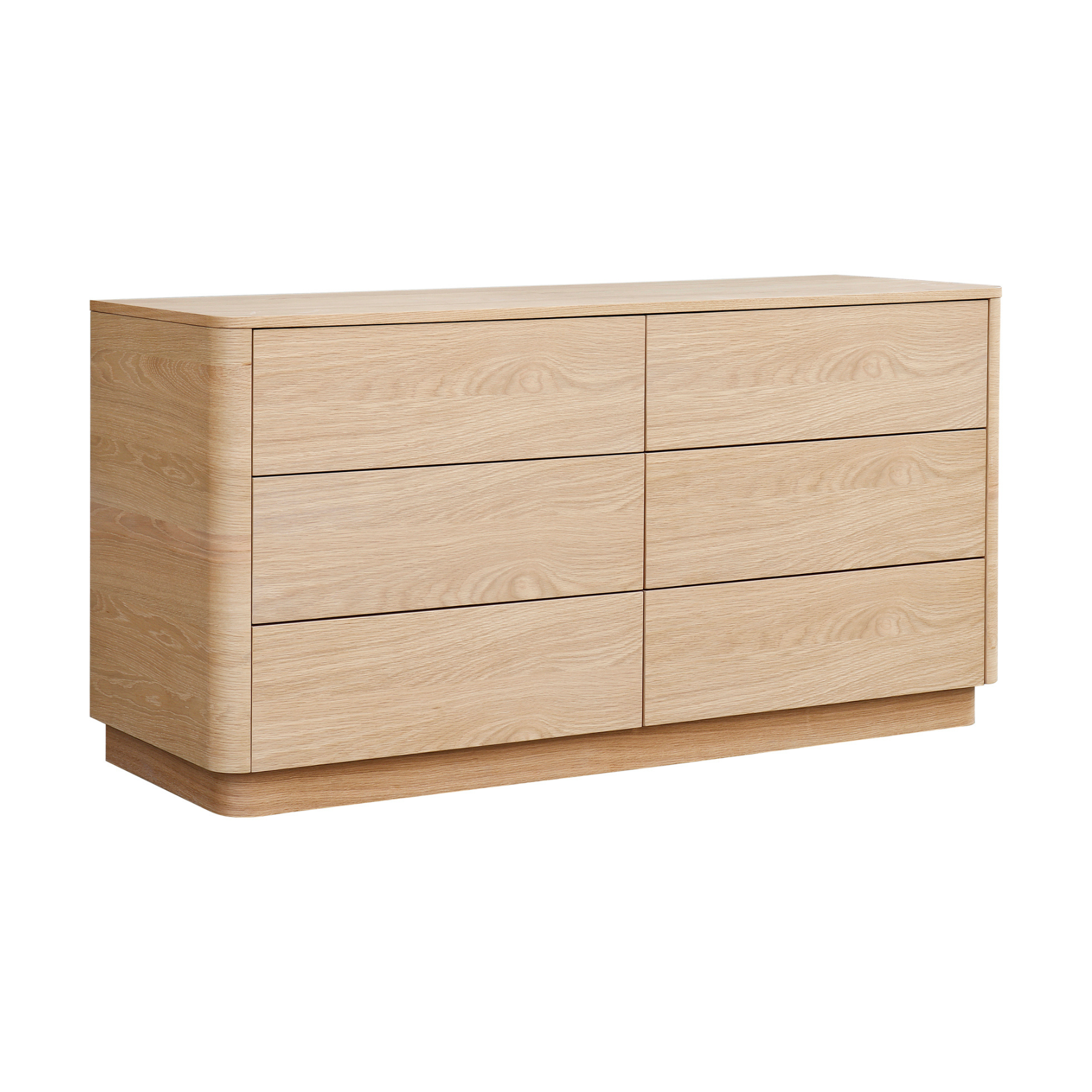 Crescent Dresser - Light Oak Brown