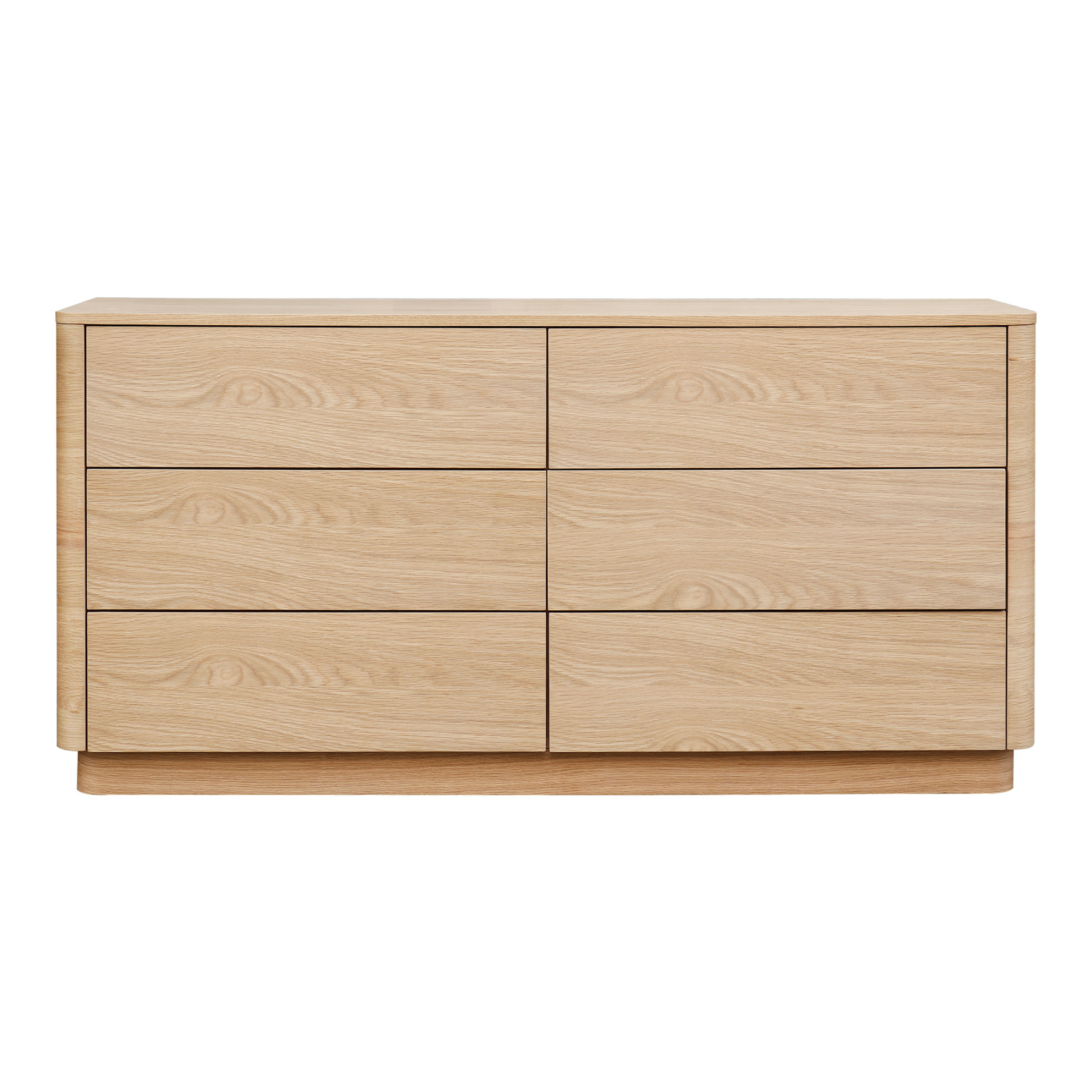 Crescent Dresser - Light Oak Brown