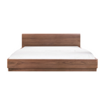 Crescent Bed - Walnut Brown