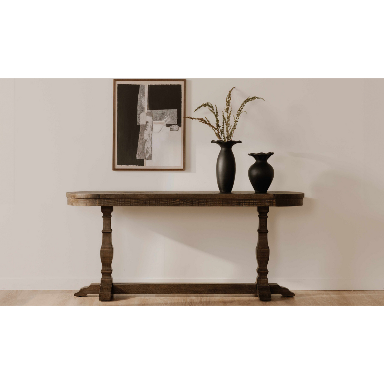 Alex Console Table Aged Brown