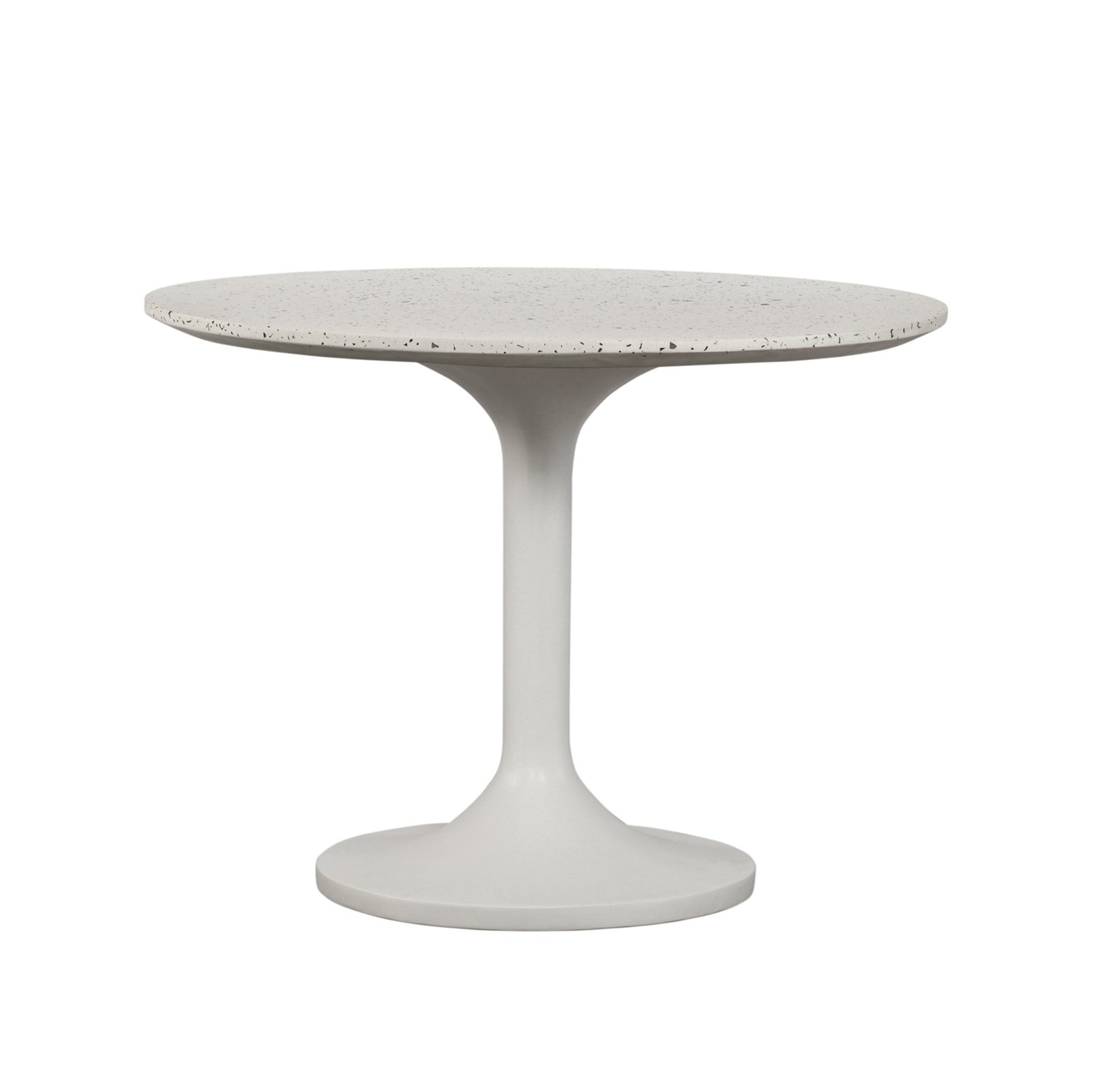 Aria Outdoor Café Table White Terrazzo