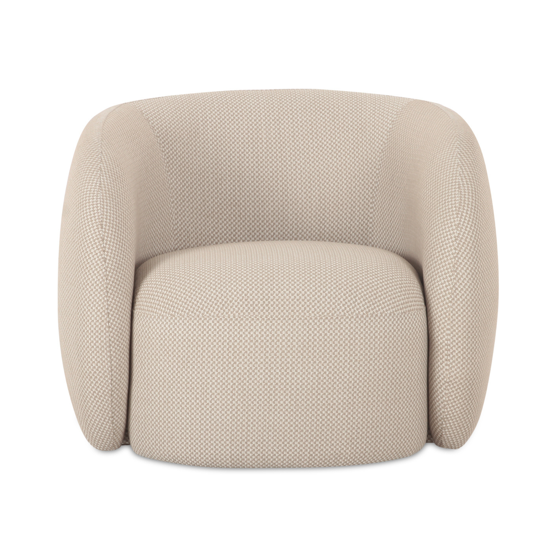 Hannah Outdoor Accent Chair - Beige Check