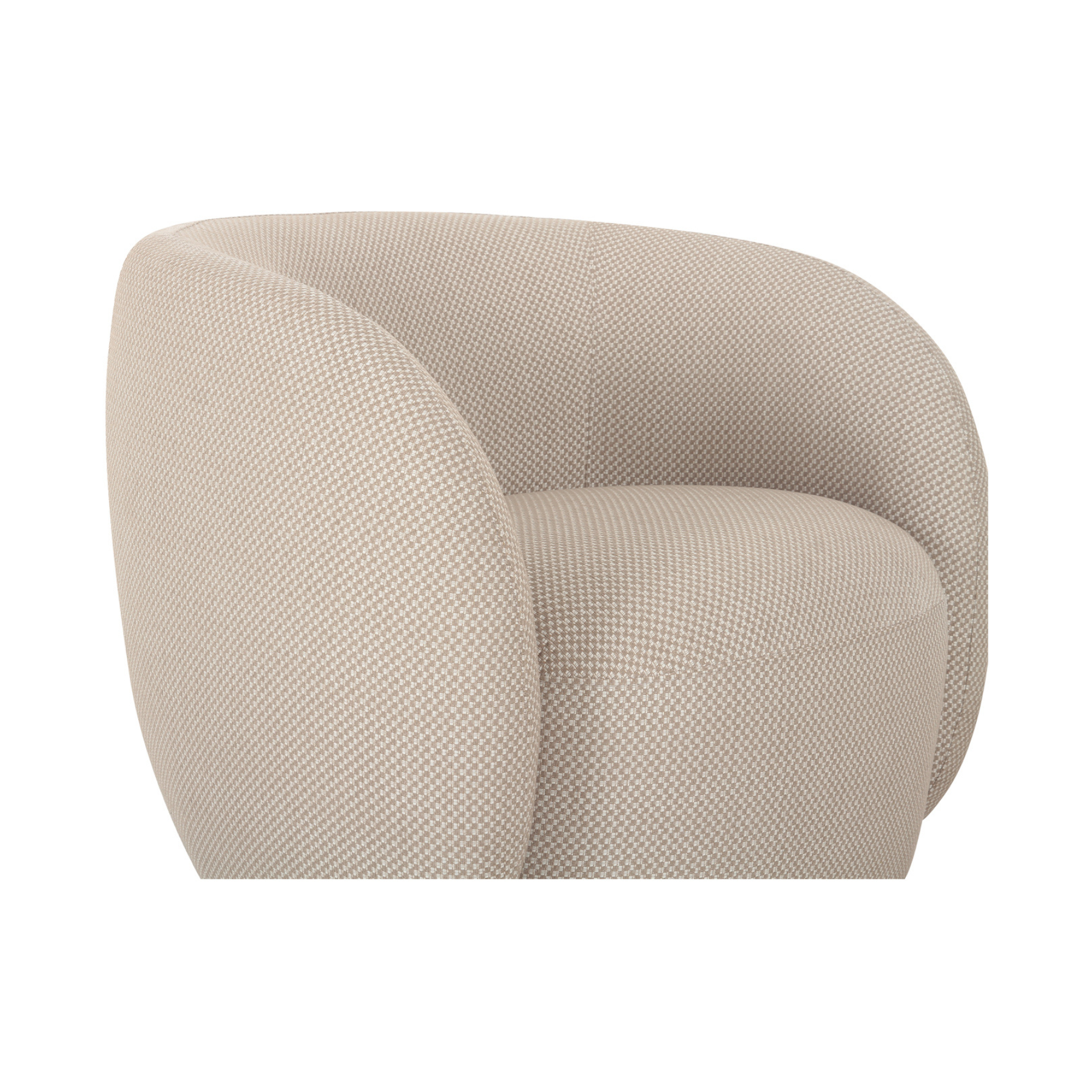 Hannah Outdoor Accent Chair - Beige Check