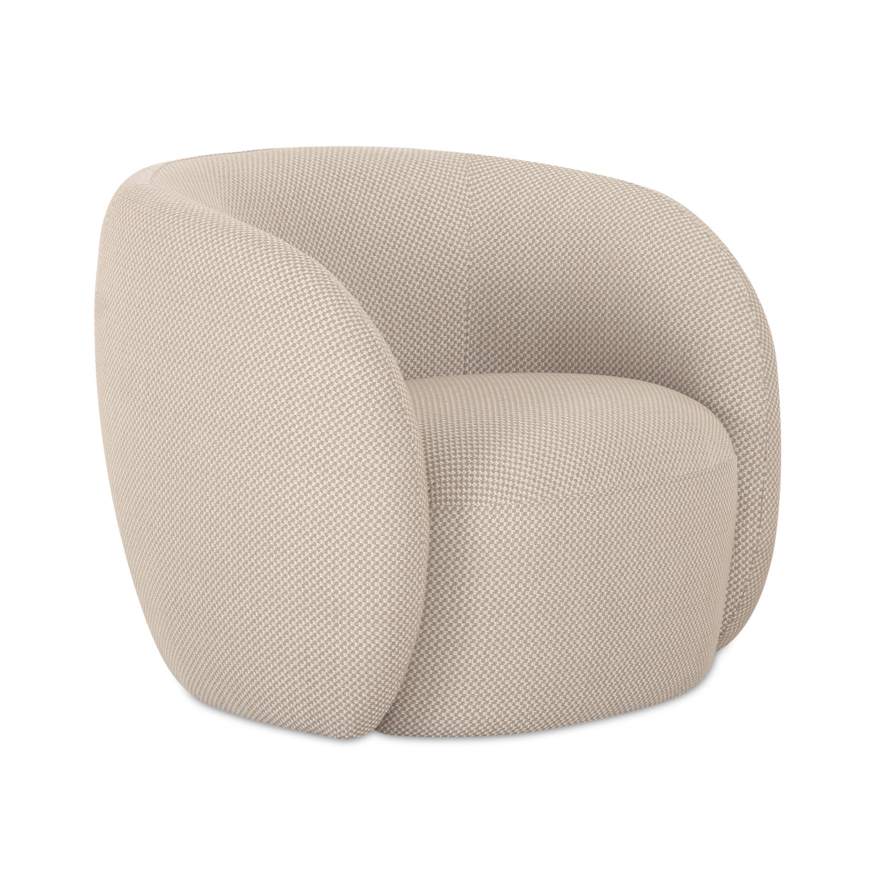 Hannah Outdoor Accent Chair - Beige Check