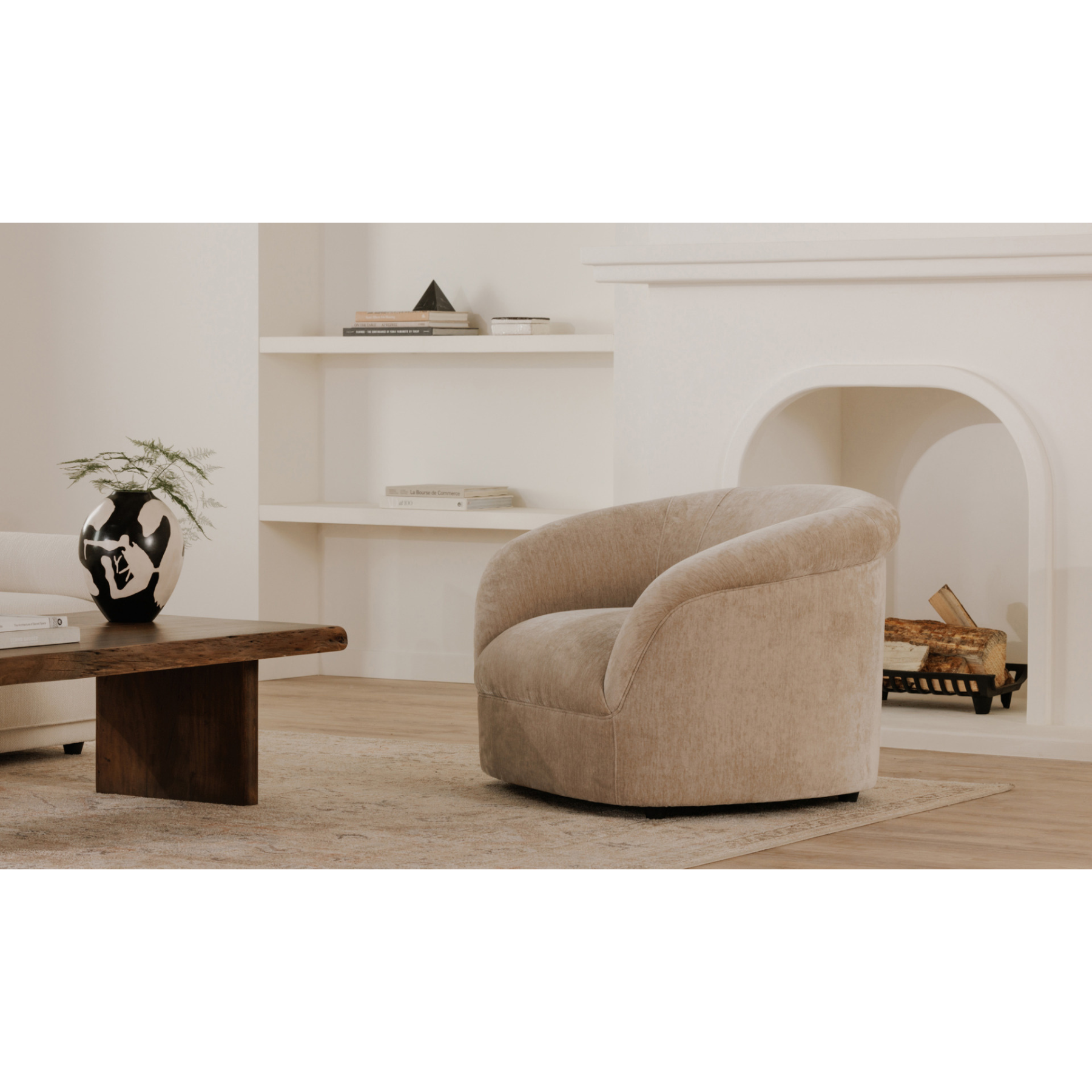 Eira Lounge Chair - Beige