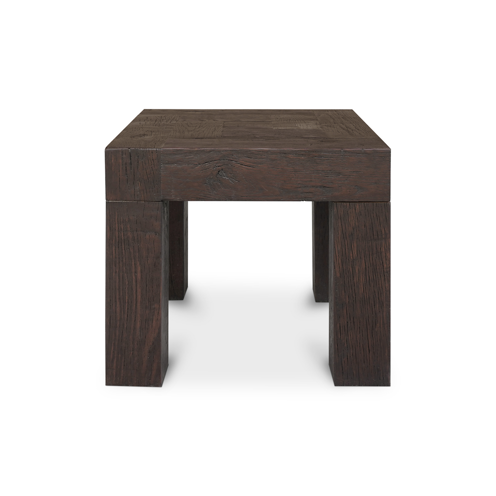 Aldric Side Table - Rustic Brown