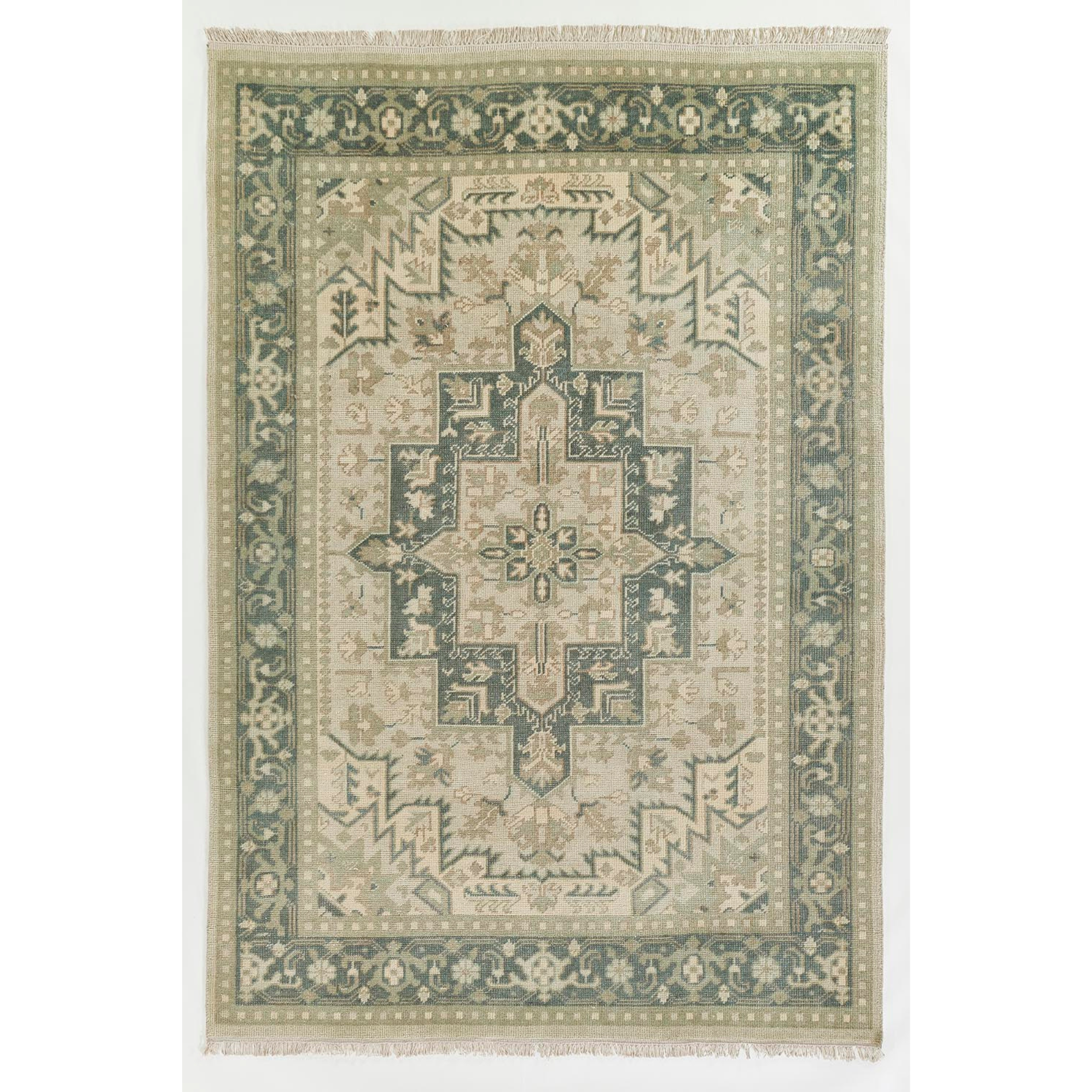 Erin Gates by Momeni Concord Green Hand Knotted Wool Rug