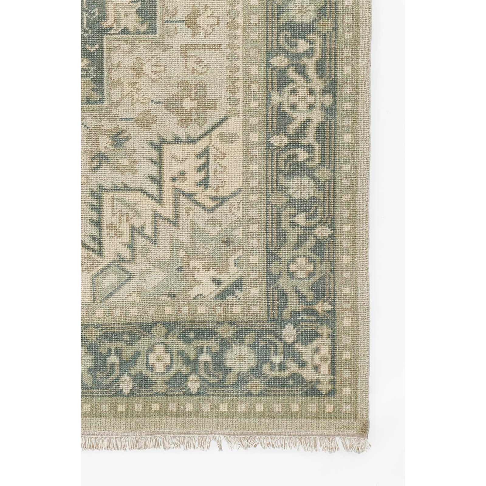 Erin Gates by Momeni Concord Green Hand Knotted Wool Rug