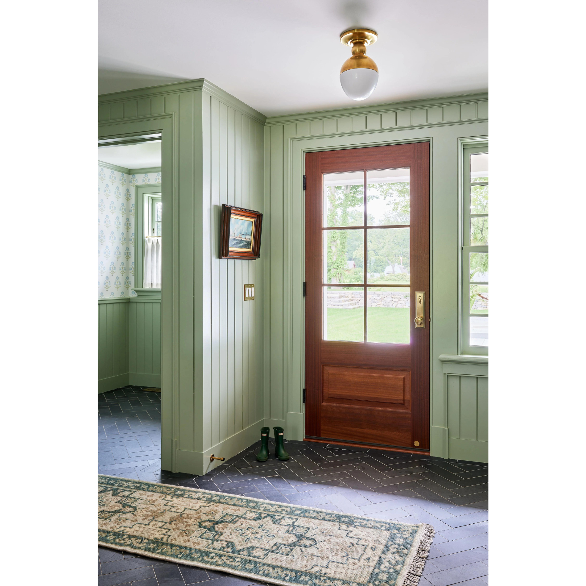 Erin Gates by Momeni Concord Green Hand Knotted Wool Rug
