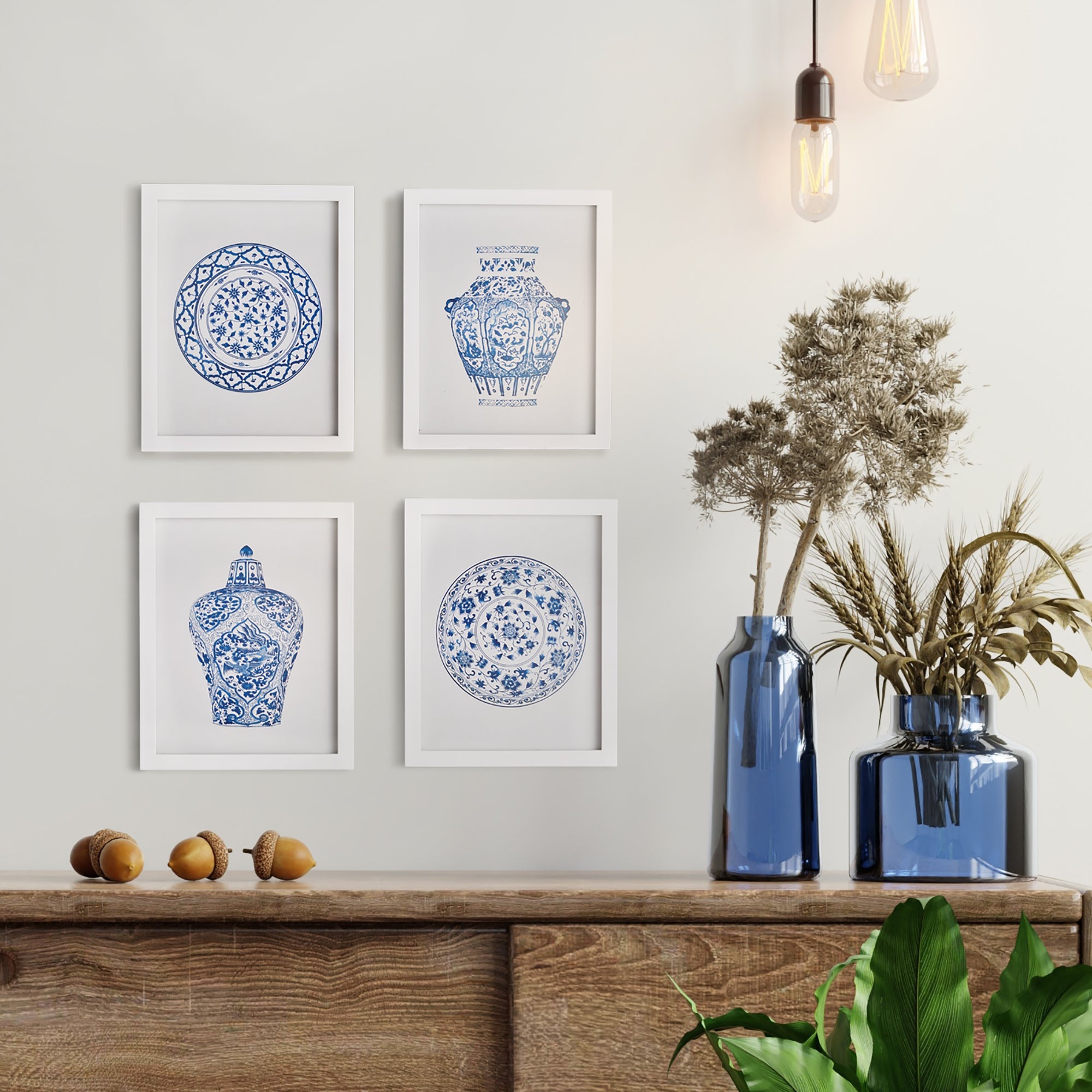 Dynastique Petite Prints, Set of 4