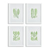Leafy Prints, Set of 4