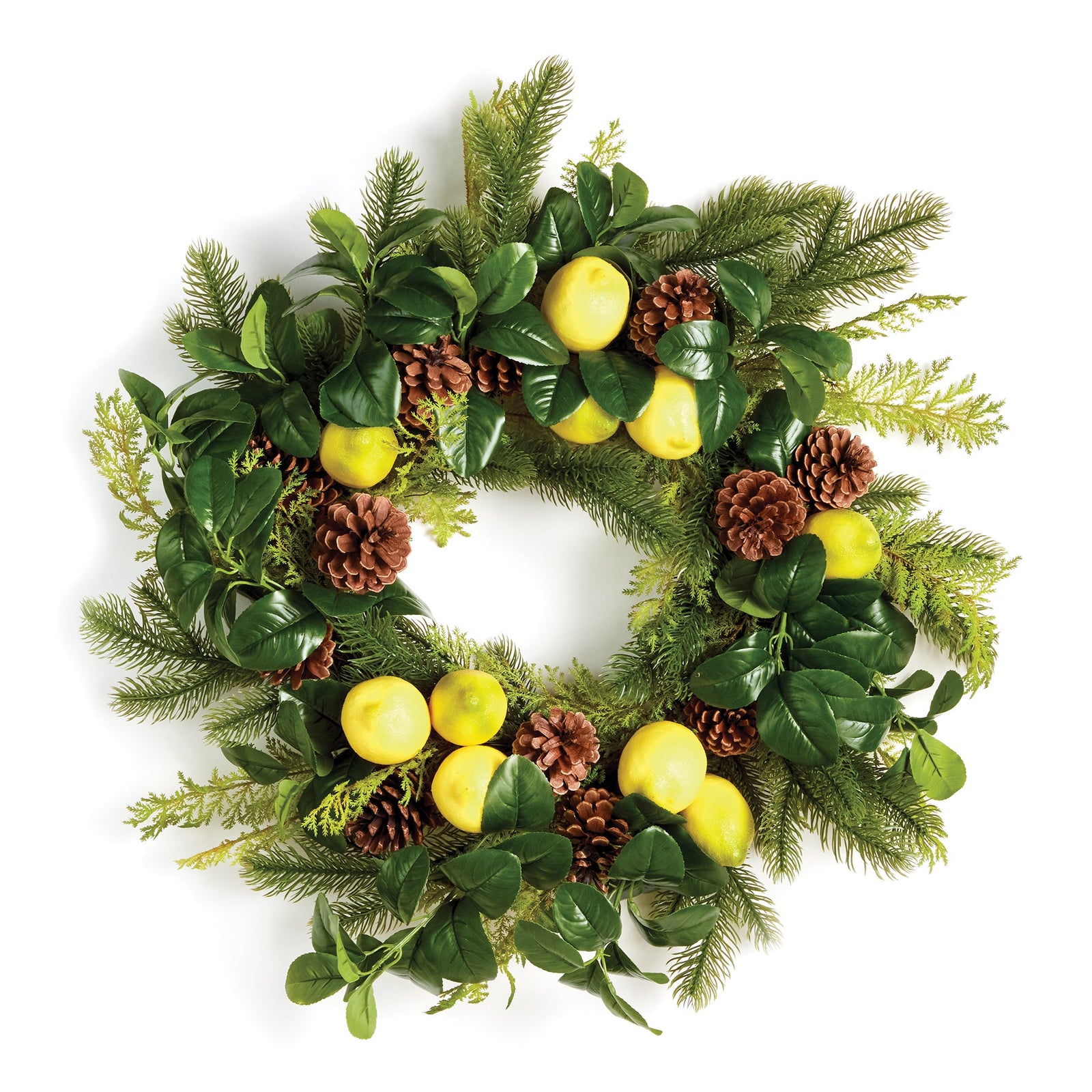 Botanical Blends and Lemon Wreath 26"