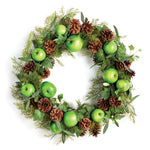 Botanical Blends and Green Apple Wreath 24"