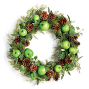 Botanical Blends and Green Apple Wreath 24"