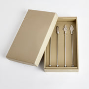 Leaf Twist Sticks, Set of 4