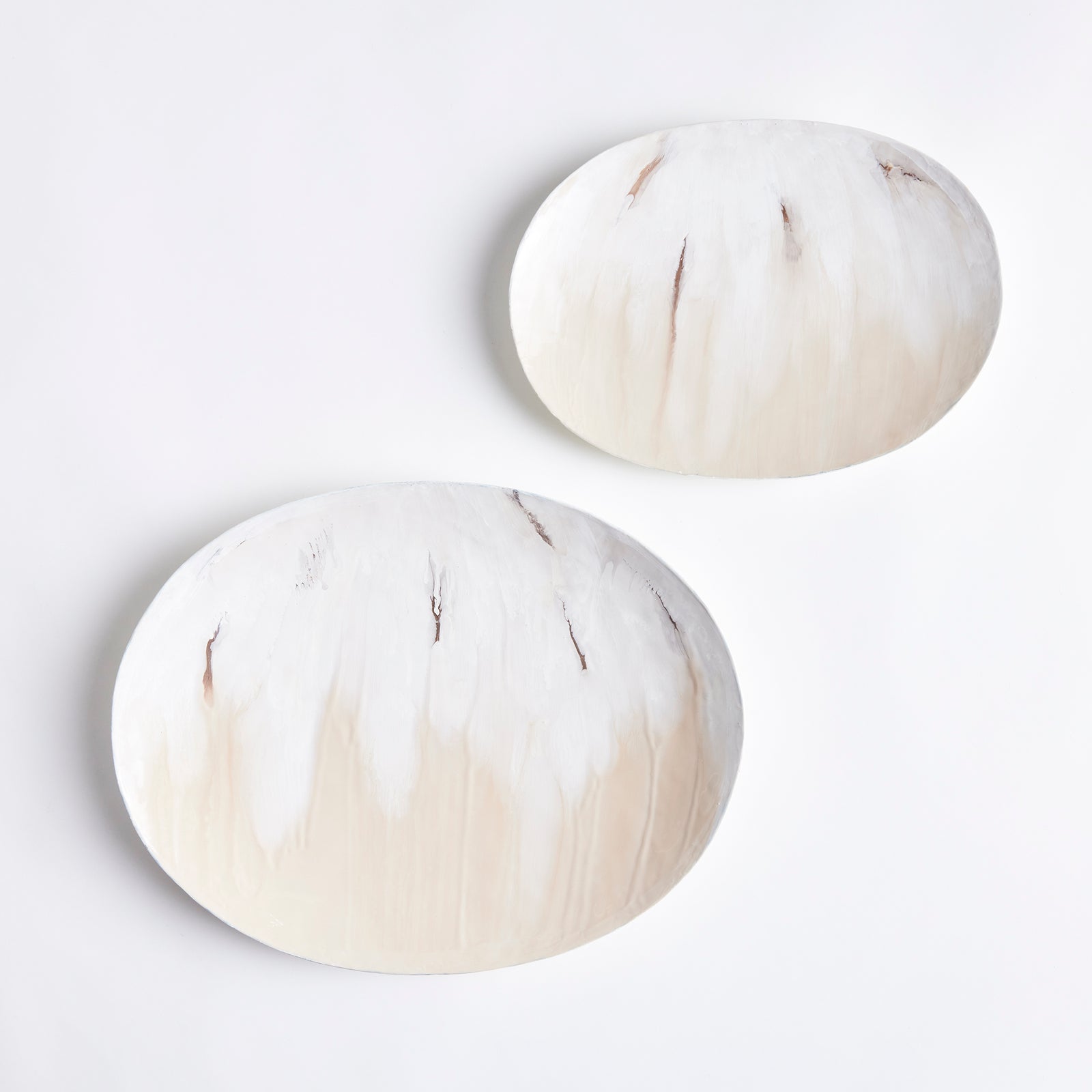 Koro Decorative Plates, Set of 2