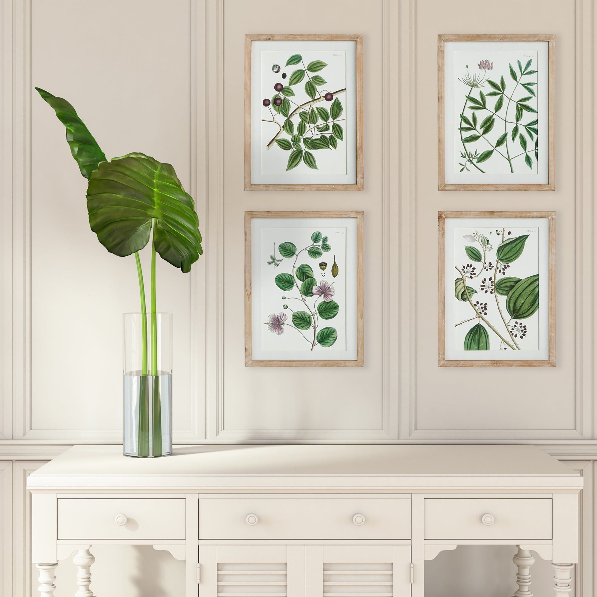 Verdantia Branch Prints, Set of 4