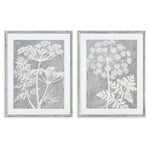 Blushing Queen Anne's Lace Prints, Set of 2