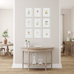 Meadow Flower Petite Prints Set of 9