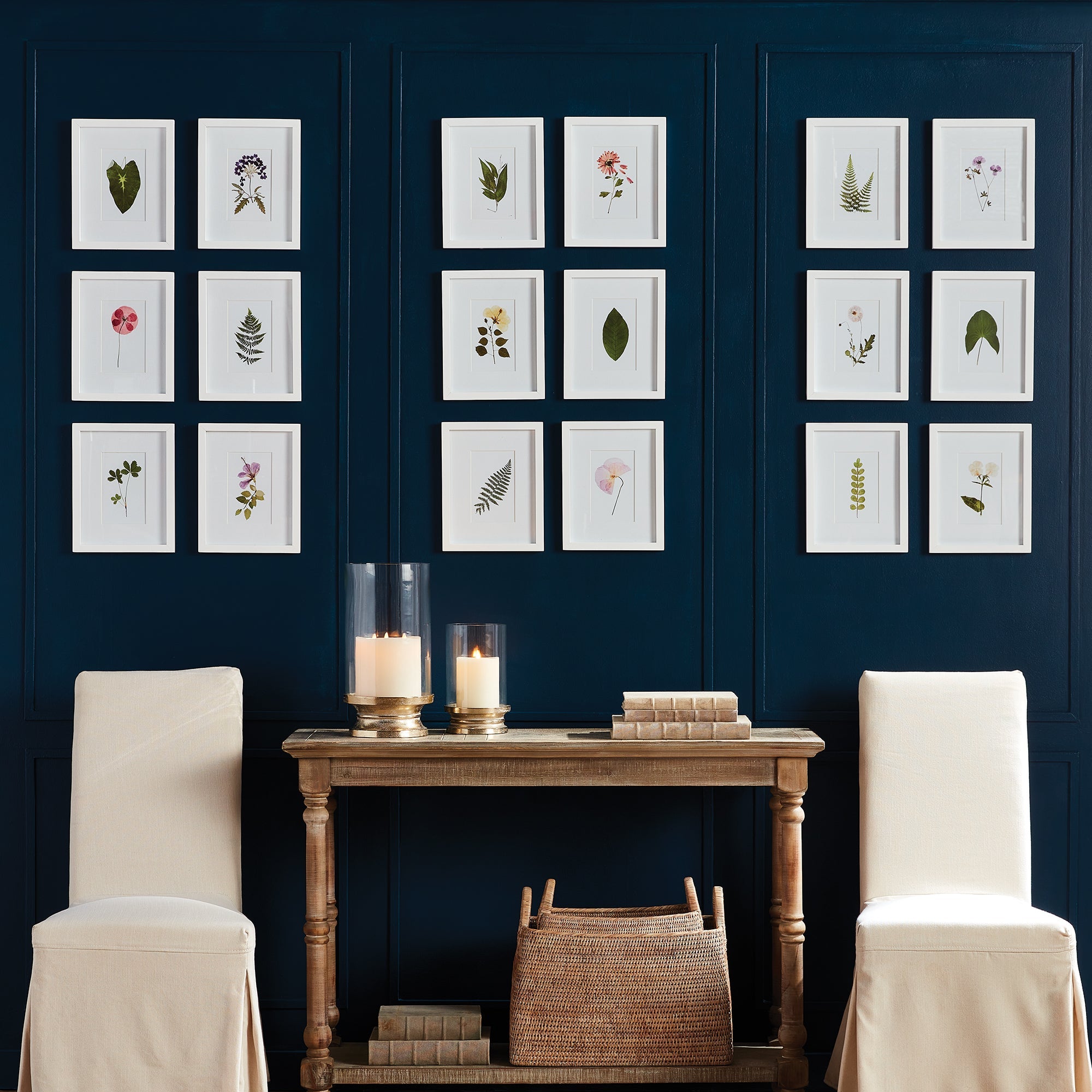 Verde Leaf Petite Prints, Set of 9