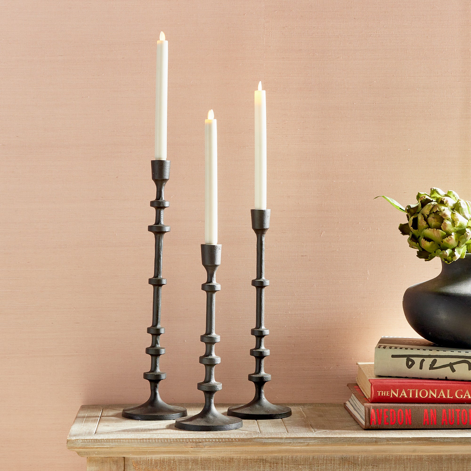 Rowan Taper Candle Holders Set of 3