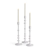 ABACUS TAPER HOLDERS, SET OF 3