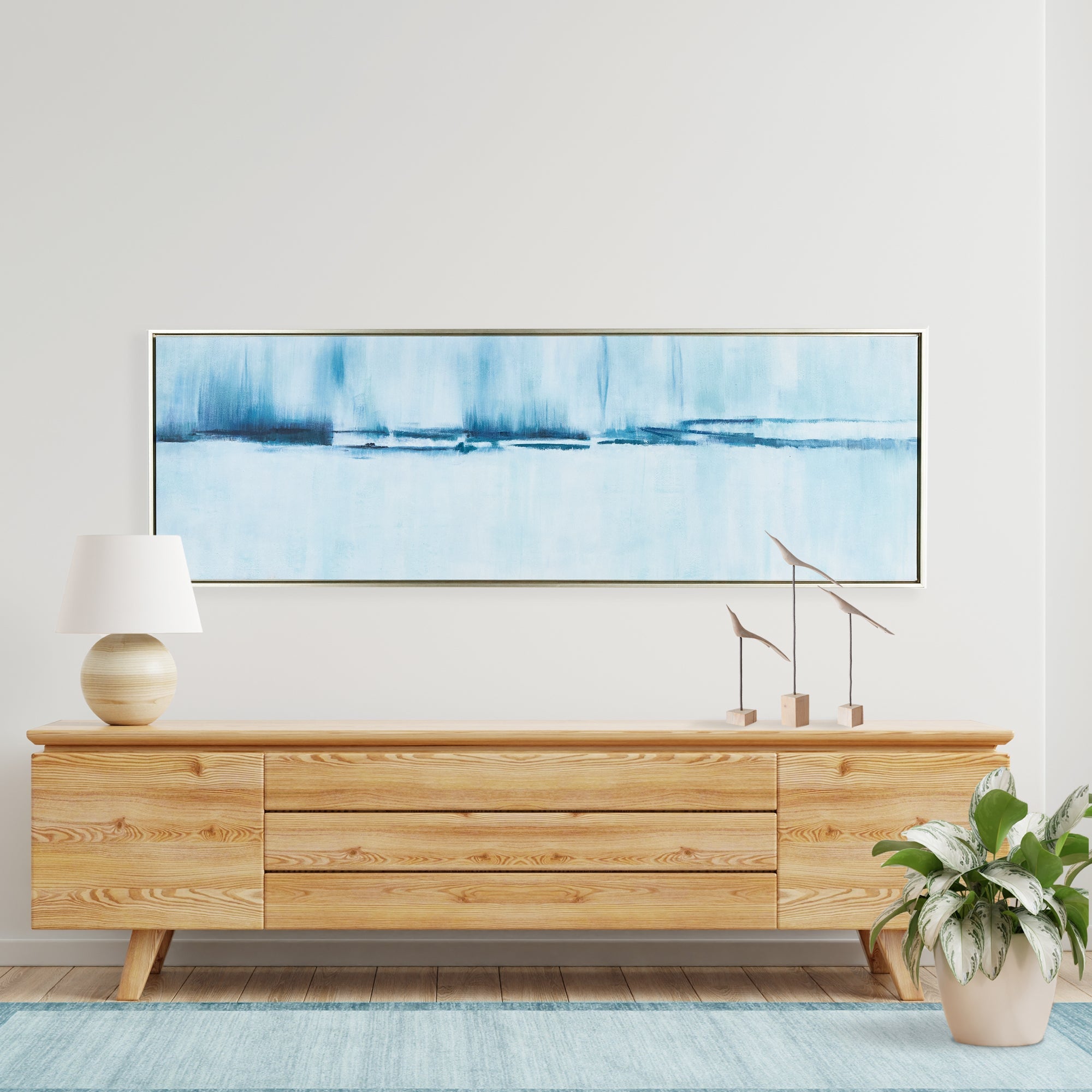 Blue Horizon Abstract