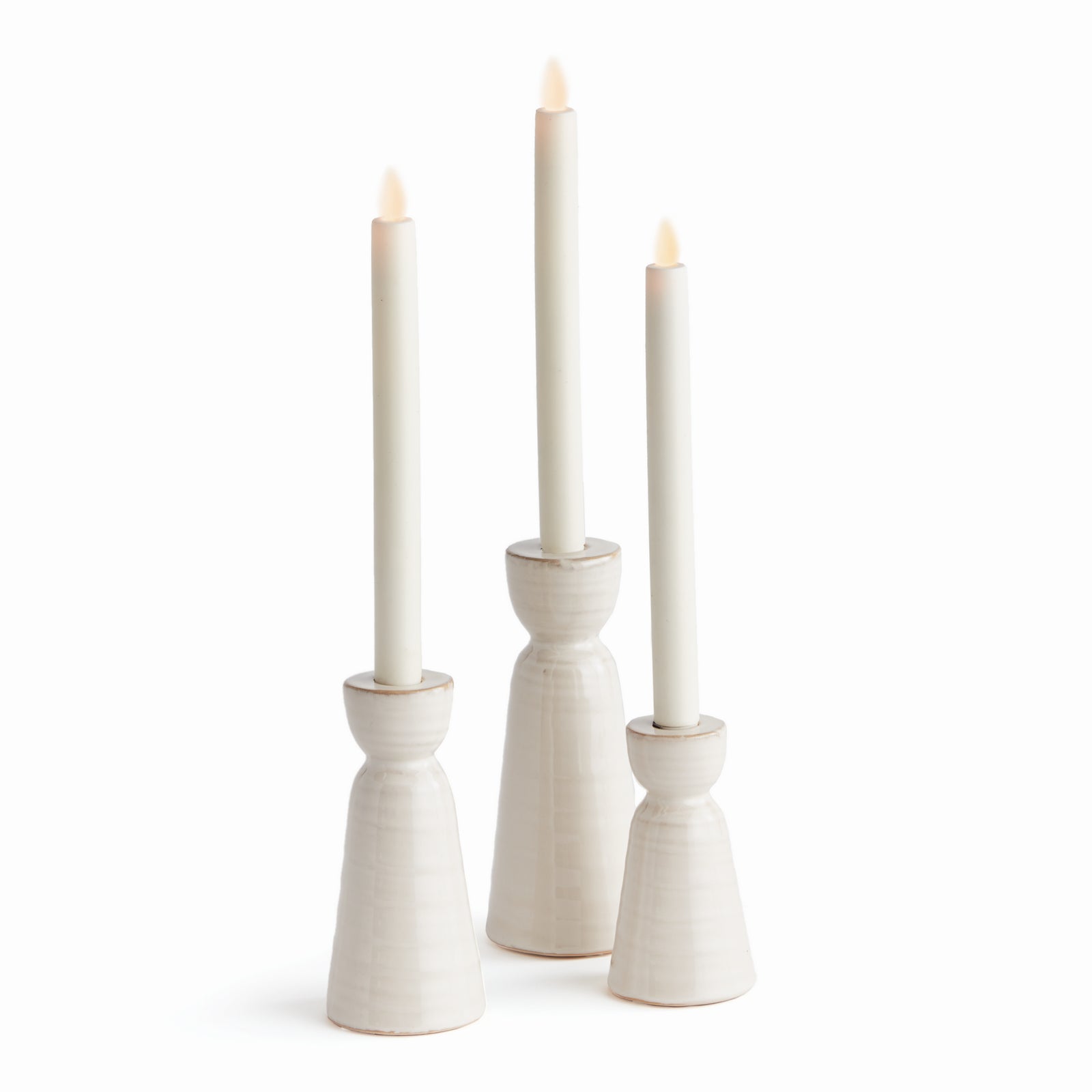 Libbey Taper Holders, Set of 3