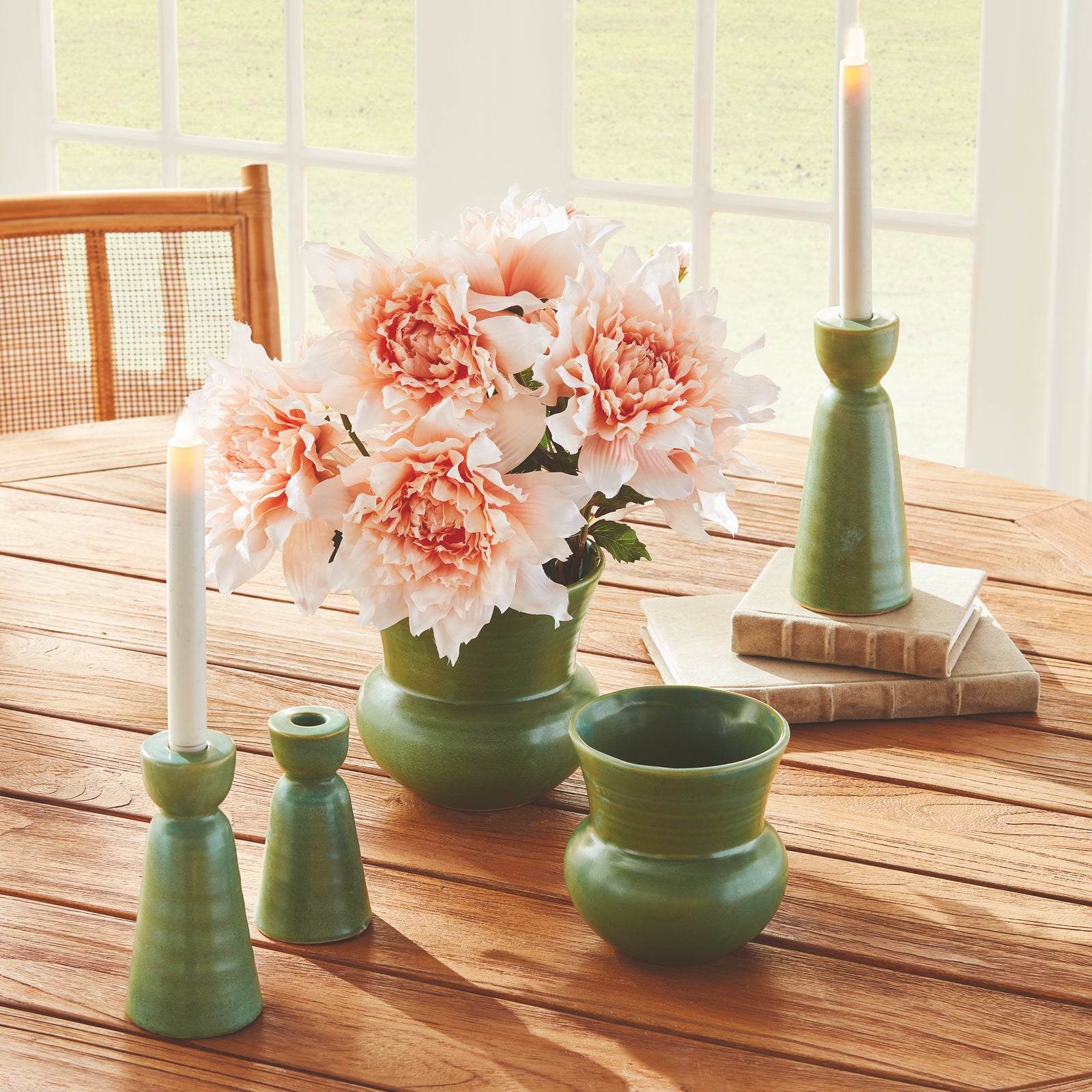 Libbey Taper Holders, Set of 3