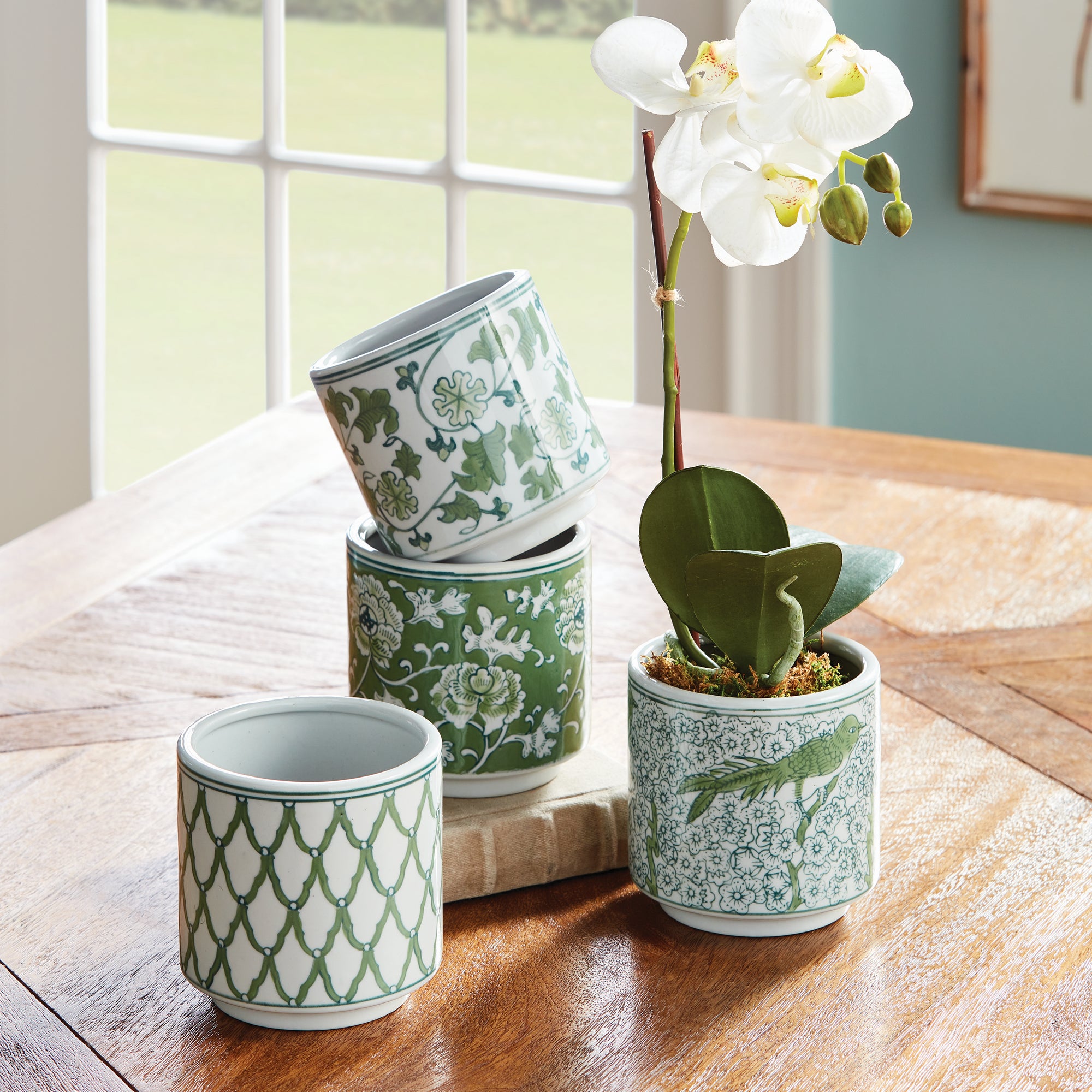 Julie Mini Cylinder Pots, Set of 4