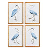 Selene Blue Heron Prints Set of 4