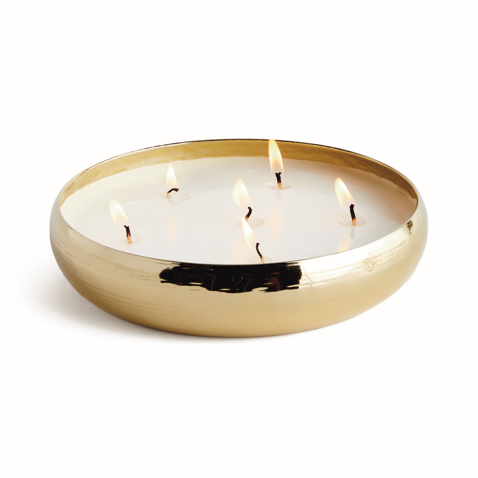 Tierra Golden 6-Wick Candle Tray