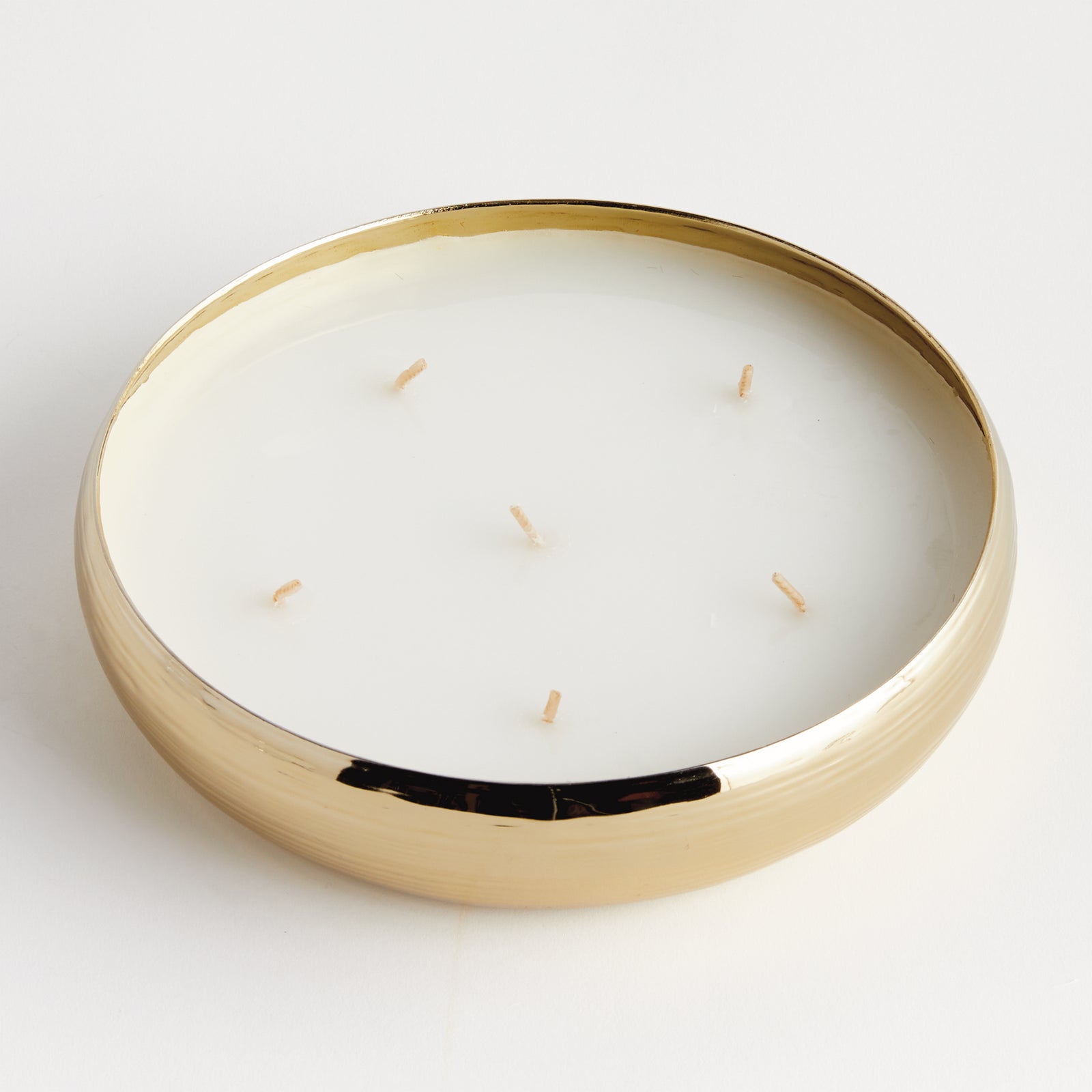 Tierra Golden 6-Wick Candle Tray