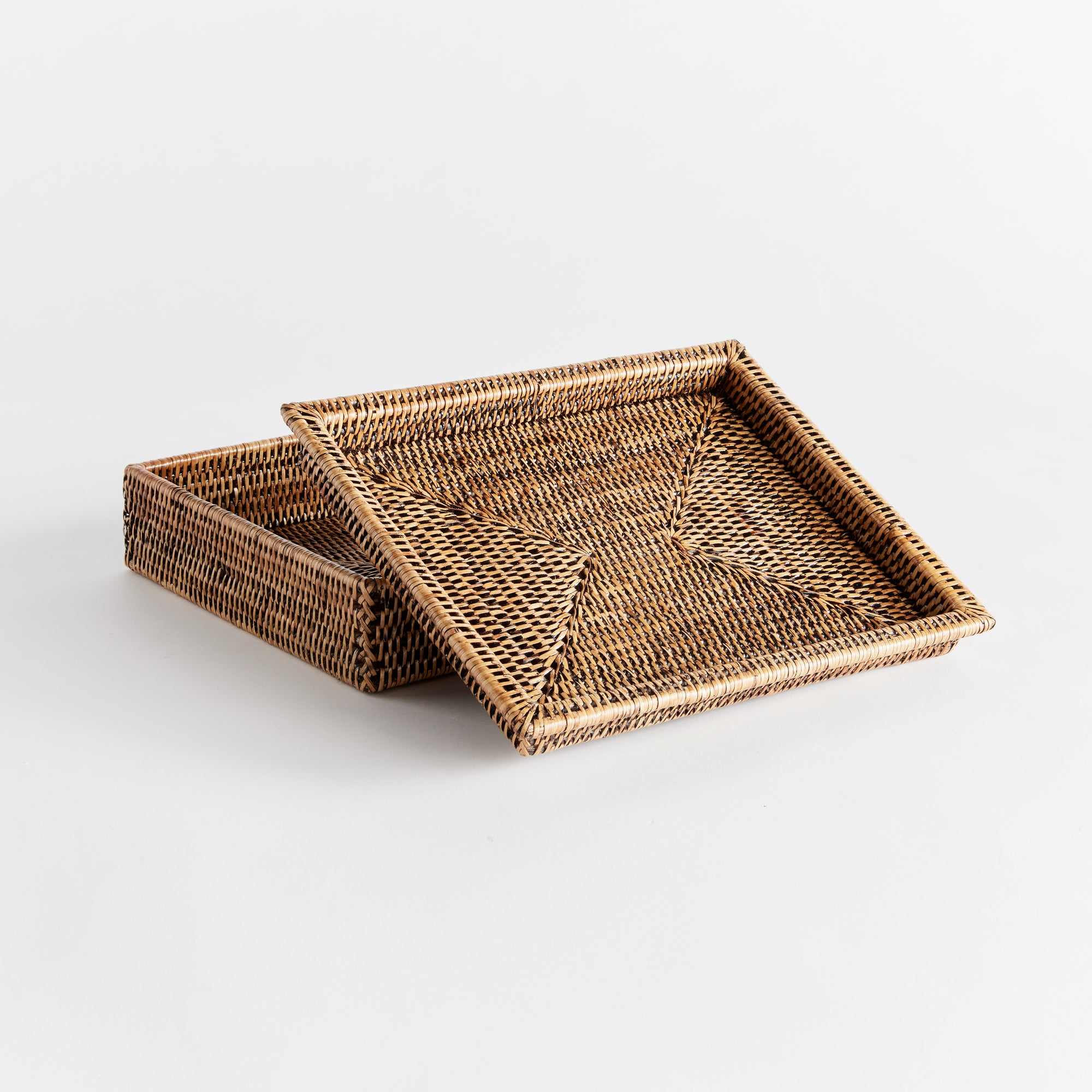 Zoe Rattan Lidded Letter Box