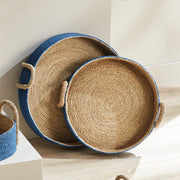 Elowen Seagrass Round Baskets Set of 2