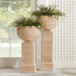 Chuck Rattan Pedestal Short (Urn sold separately)