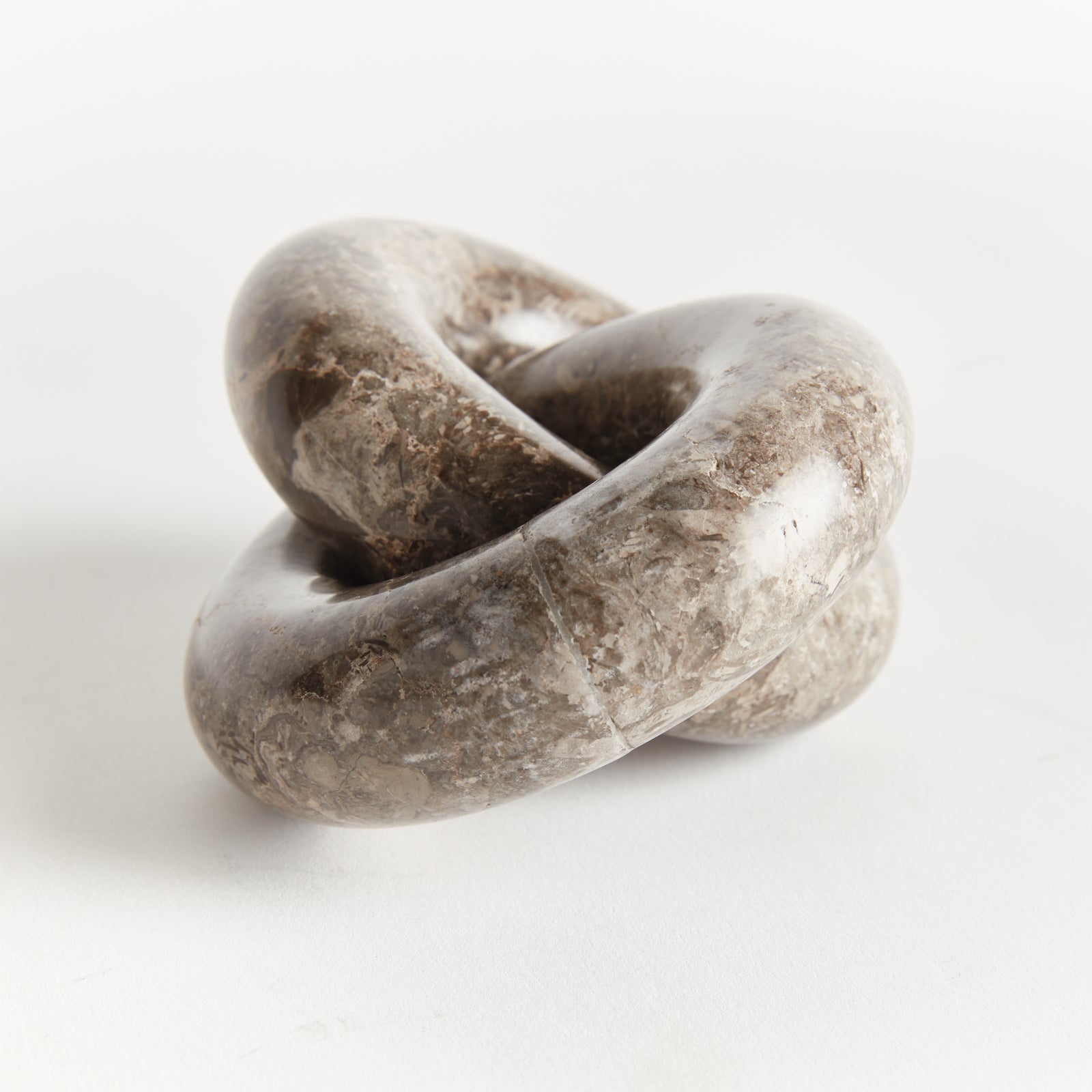 Tangled Marble Rings Sculpture