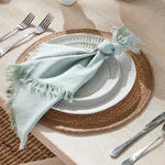 Natural Weave Round Placemats, Set of 8