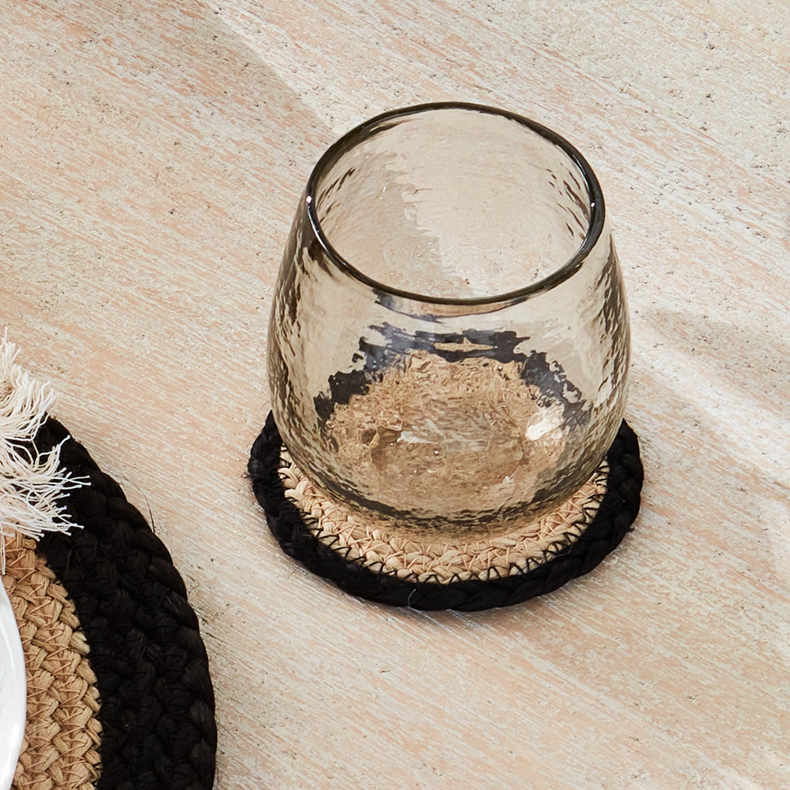 Natural Weave Coasters, Set of 4