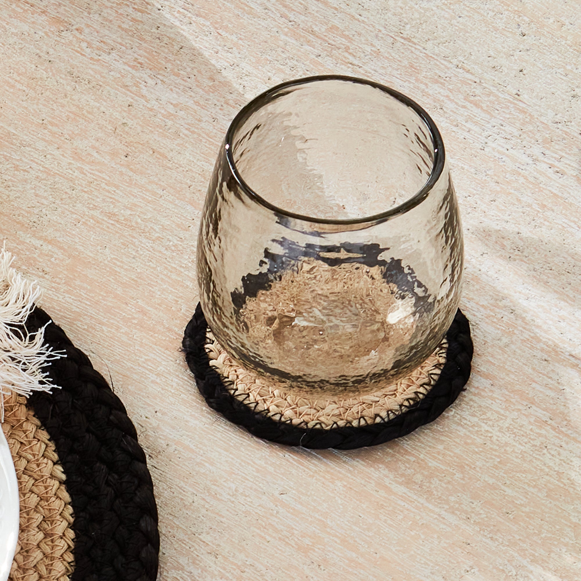 Natural Weave Coasters, Set of 4