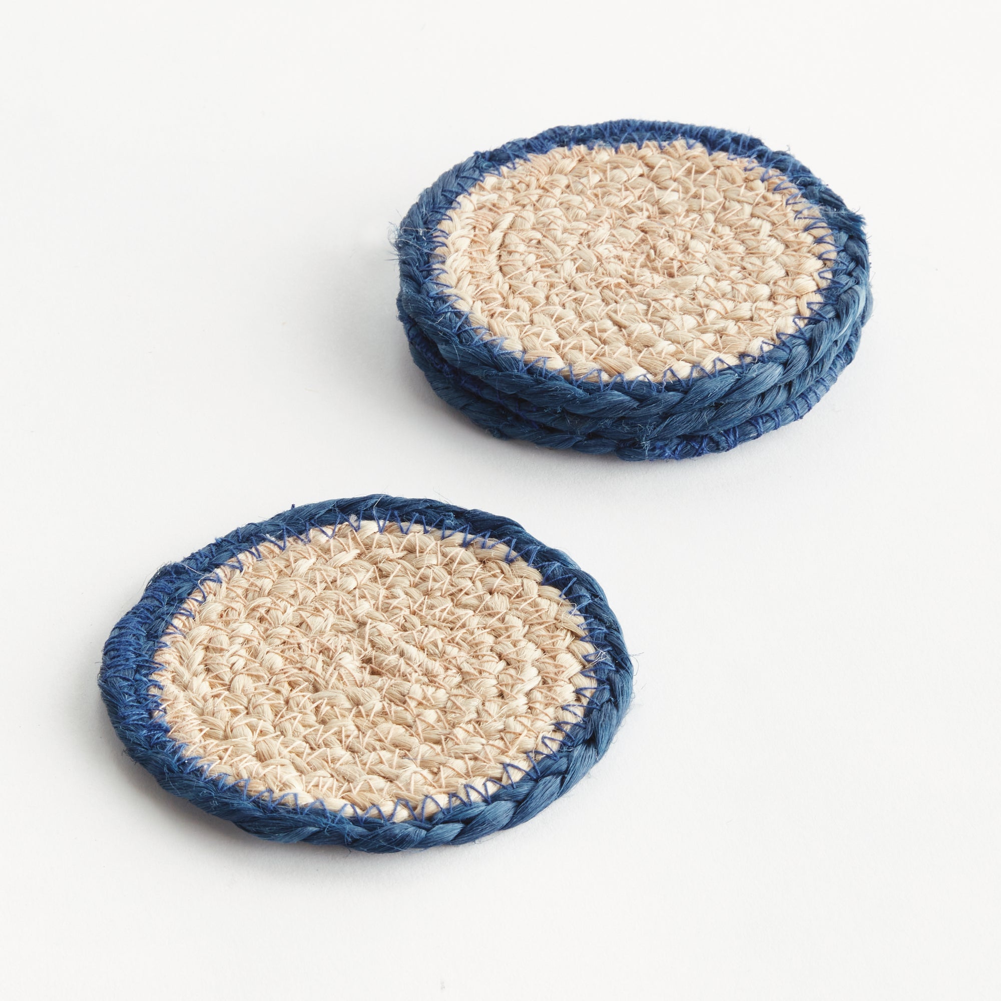 Natural Weave Coasters, Set of 4