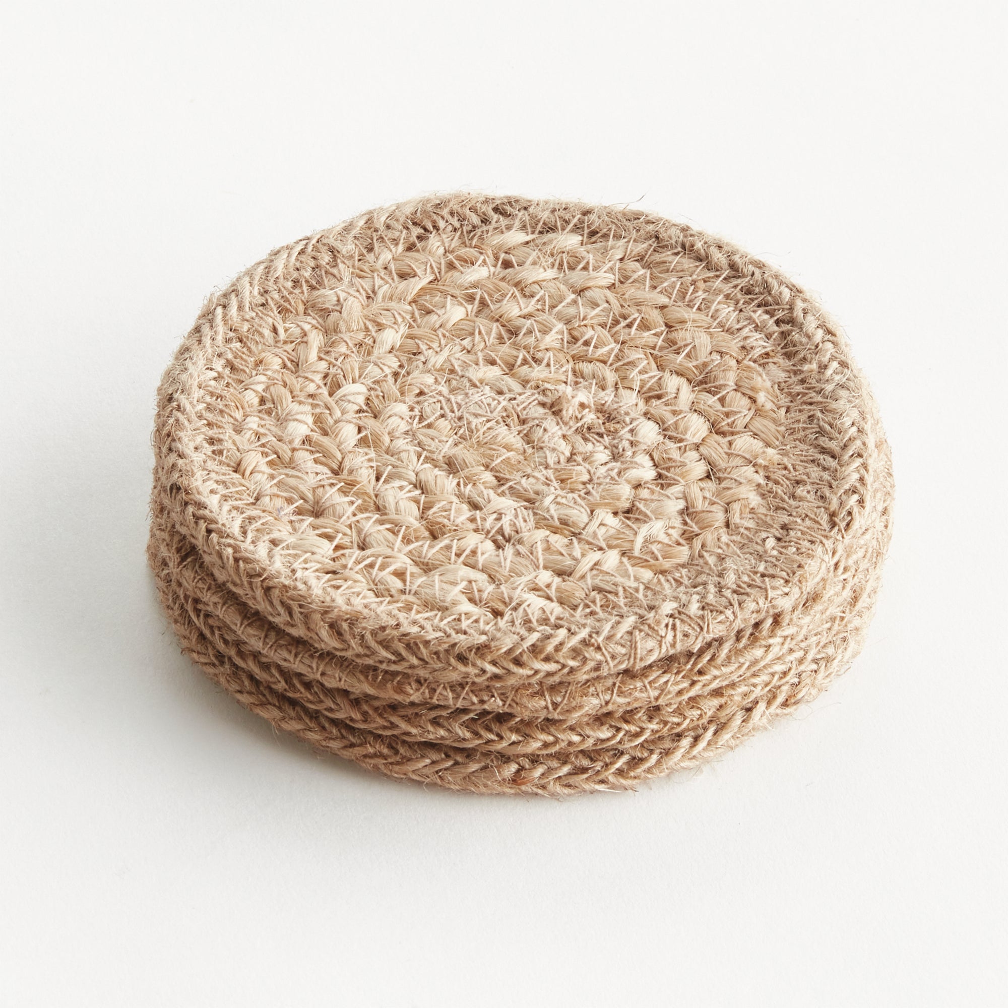 Natural Weave Coasters, Set of 4