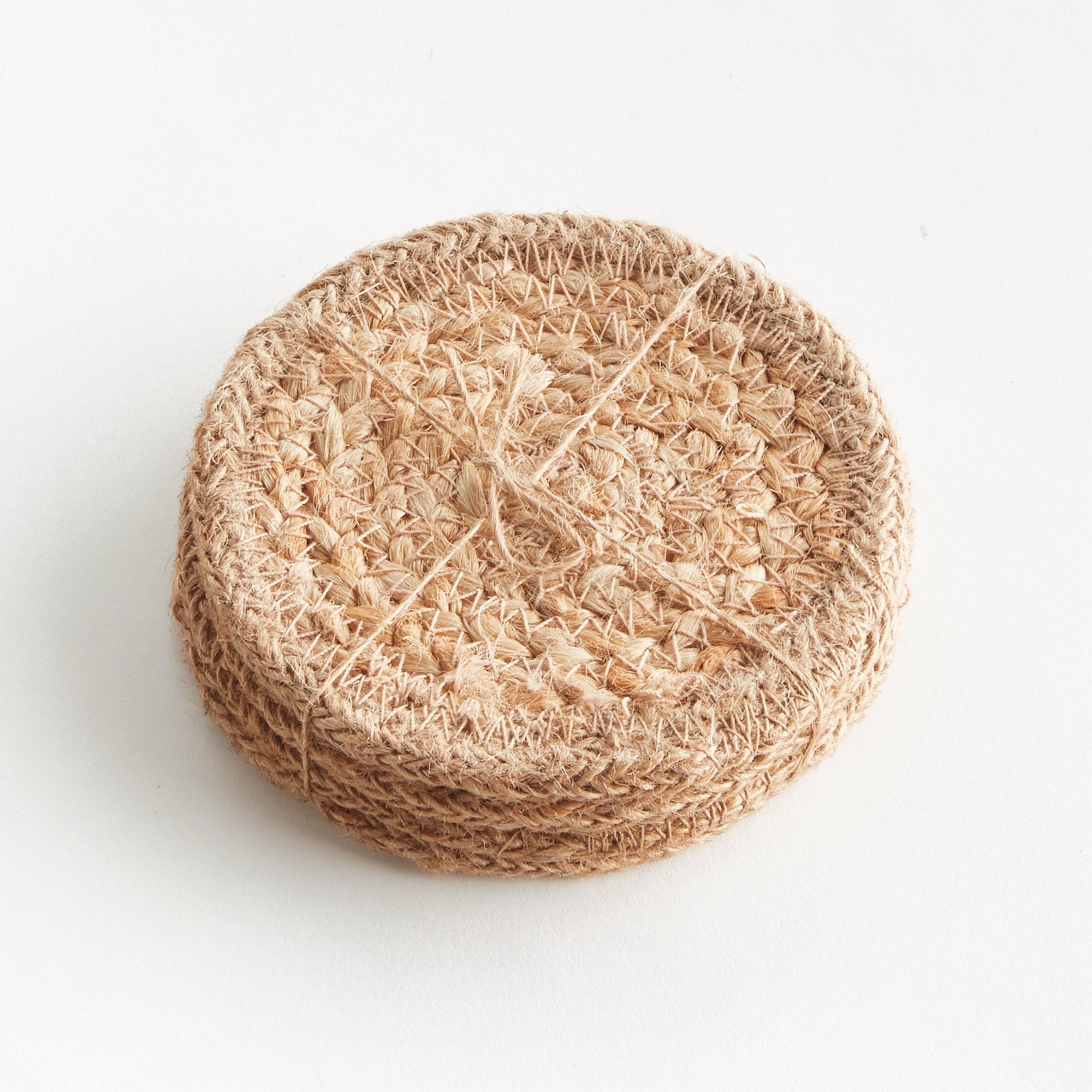 Natural Weave Coasters, Set of 4